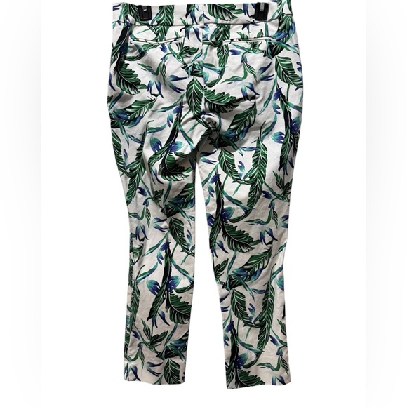 Kenar Tropical Leaf Print Women’s Pants Size 6 Tropical Resortwear Beach Vacay - Picture 6 of 15